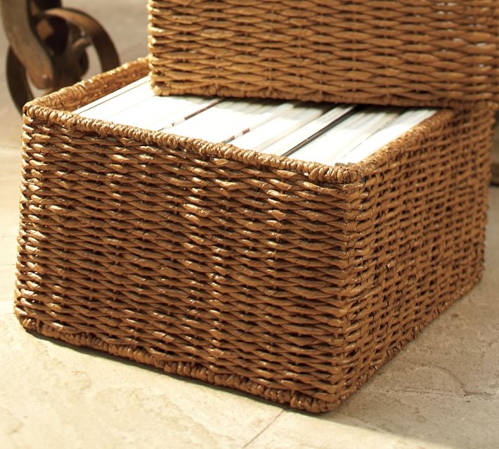 Samantha Seagrass Baskets - Shelf Basket - Image 0
