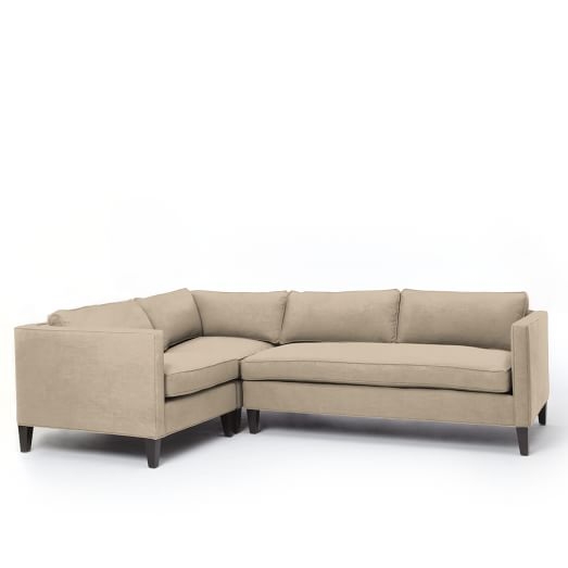 Dunham Down-Filled Right Facing 3-Piece Sectional - Image 0