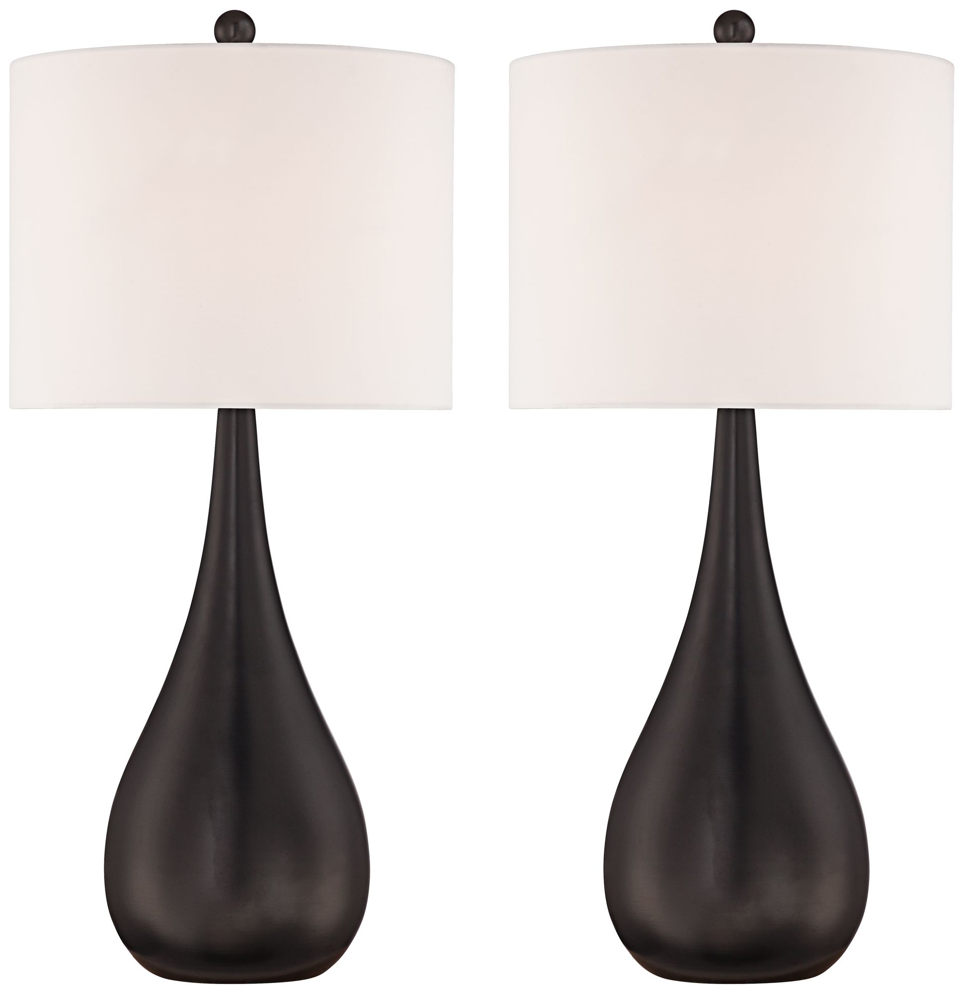 Telford Bronze Gourd Table Lamps Set of 2 - Image 0