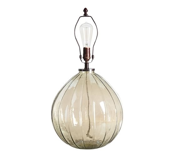 Alana Luster Glass Table Lamp Base - Green - Image 0