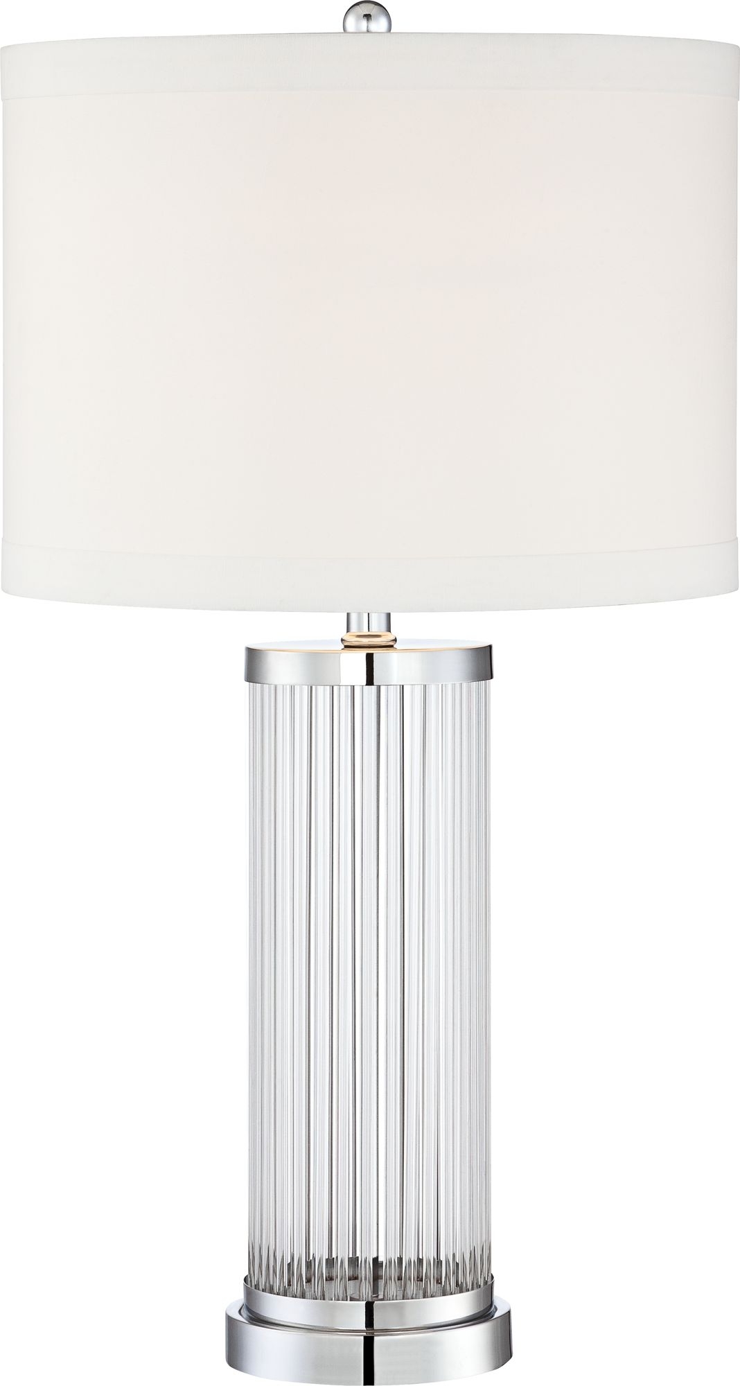 Crawford Glass Tube Column Table Lamp - Image 0