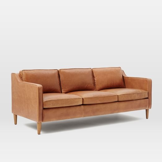 Hamilton Leather Sofa- 81" - Image 0