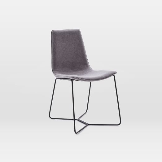 Slope Dining Chair - Individual - Heather Gray - Image 0