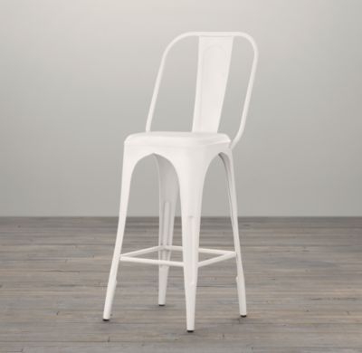 REMY STOOL - Counter - Matte White - Image 0