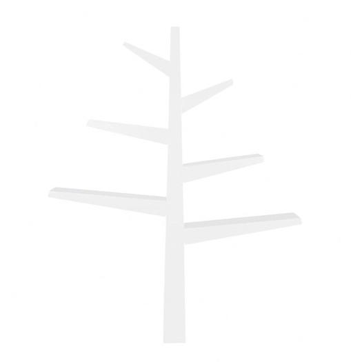 Spruce Tree 51" Bookcase - White - Image 0