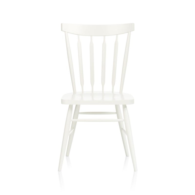 Willa White Wood Dining Chair - Image 0