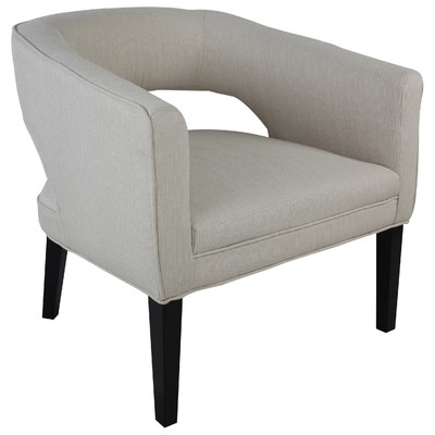 Nissa Club Chair - Ivory - Image 0