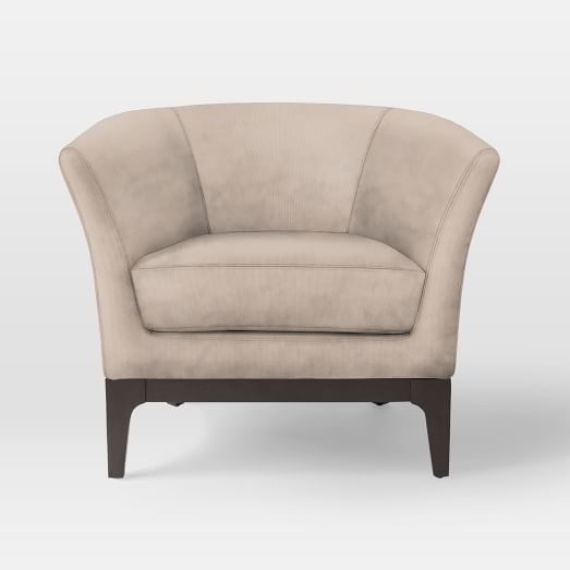 Tulip Chair - Luster Velvet, Dusty Blush - Image 0