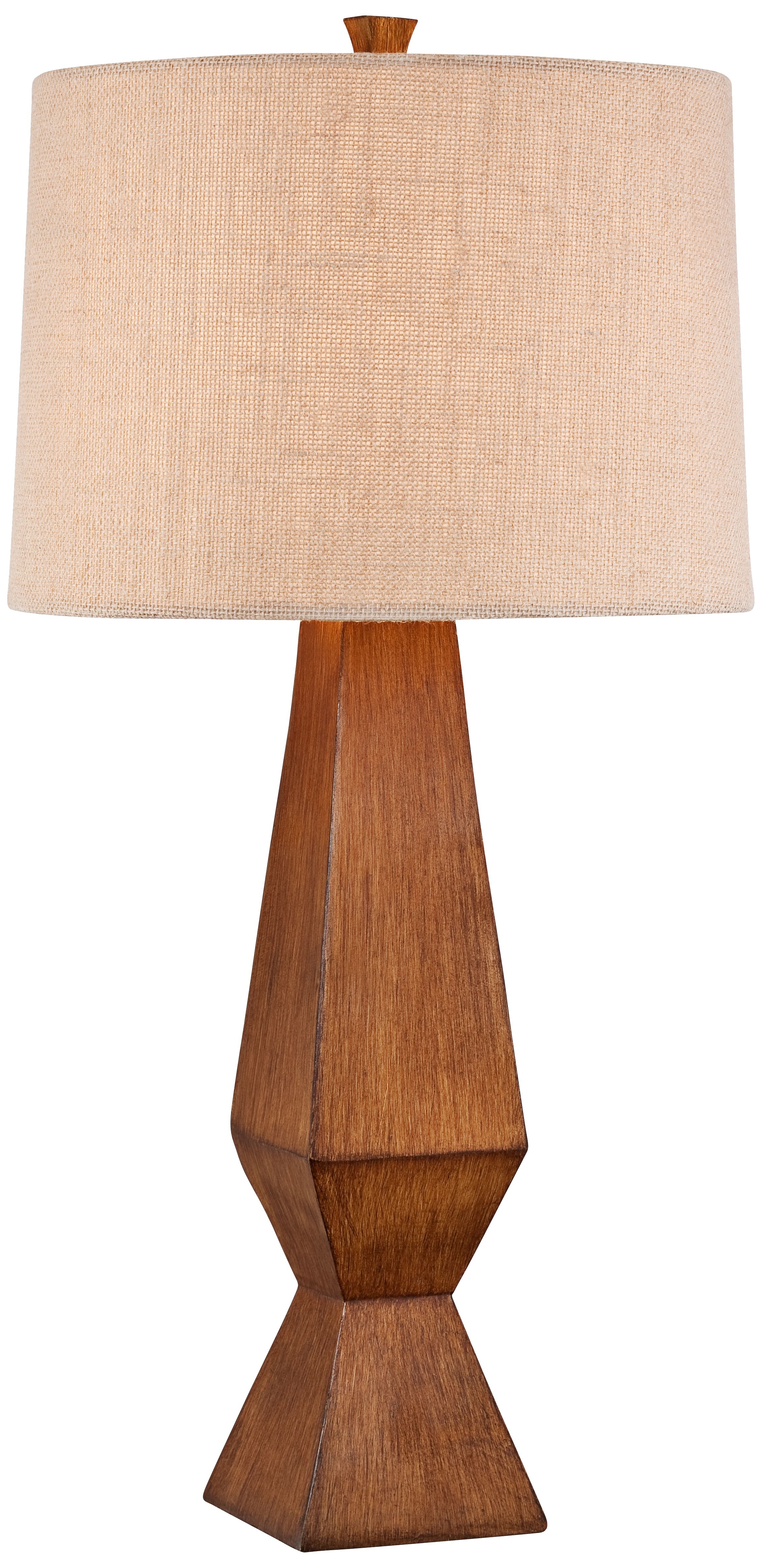 Quinn Faux Wood Table Lamp - Image 0