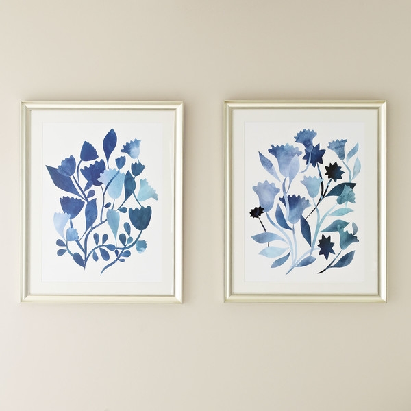Watercolor Flowers Framed Print Collection - Image 0