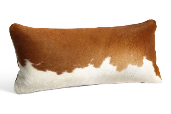 Natural Cowhide Pillows -24"w 12"h, With Insert - Image 0