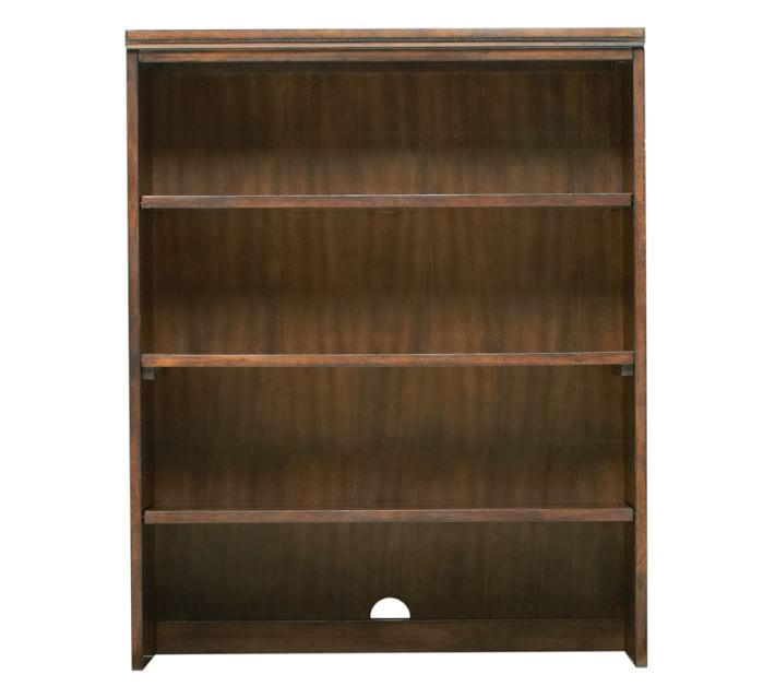 PRINTER'S DOUBLE BOOKCASE HUTCH, TUSCAN CHESTNUT STAIN - Image 0