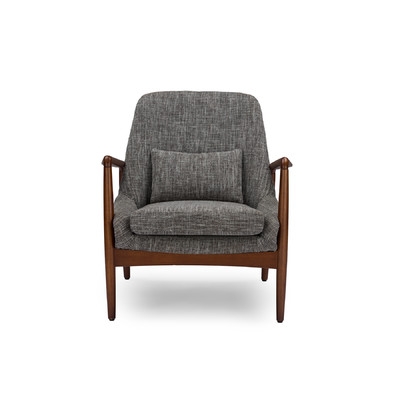 Carter Mid-Century Modern Upholstered Leisure Arm Chair - Image 0