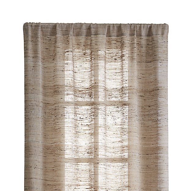 Hayden 48"x108" Silk Curtain Panel - Image 0