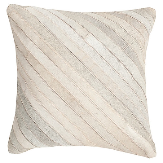 Whitchurch Feather Throw Pillow - White - 22" Square - Feather insert - Image 0