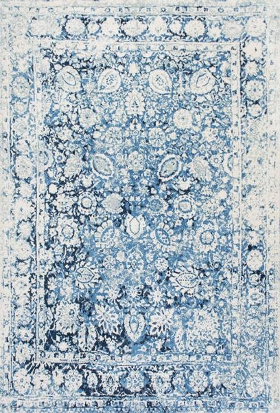 Vintage Floral Boisvert - Blue, 7'6" x 9'6" - Image 0