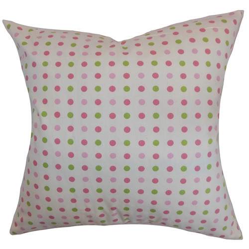 Baracua Dots Cotton Throw Pillow Cover (no insert) - Image 0