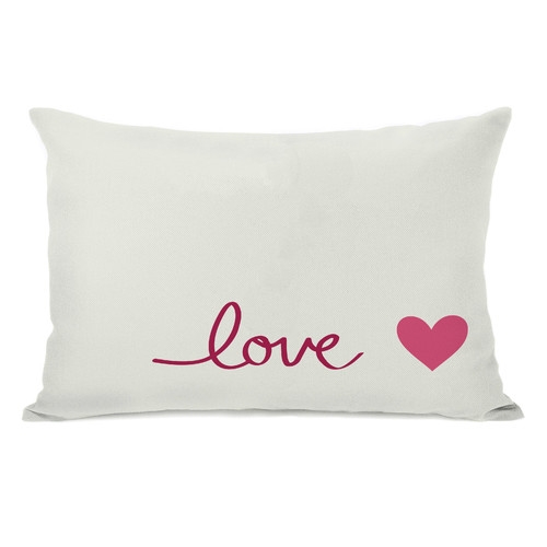 Love Heart Lumbar Pillow - Image 0