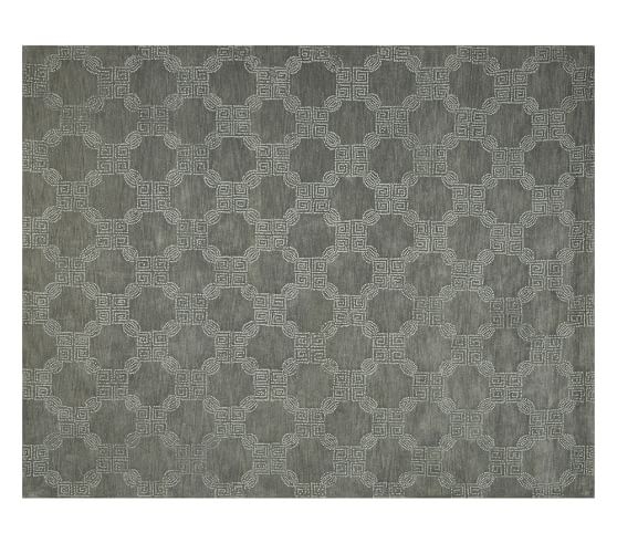 Darrin Tufted Rug - Gray - 8' x 10' - Image 0
