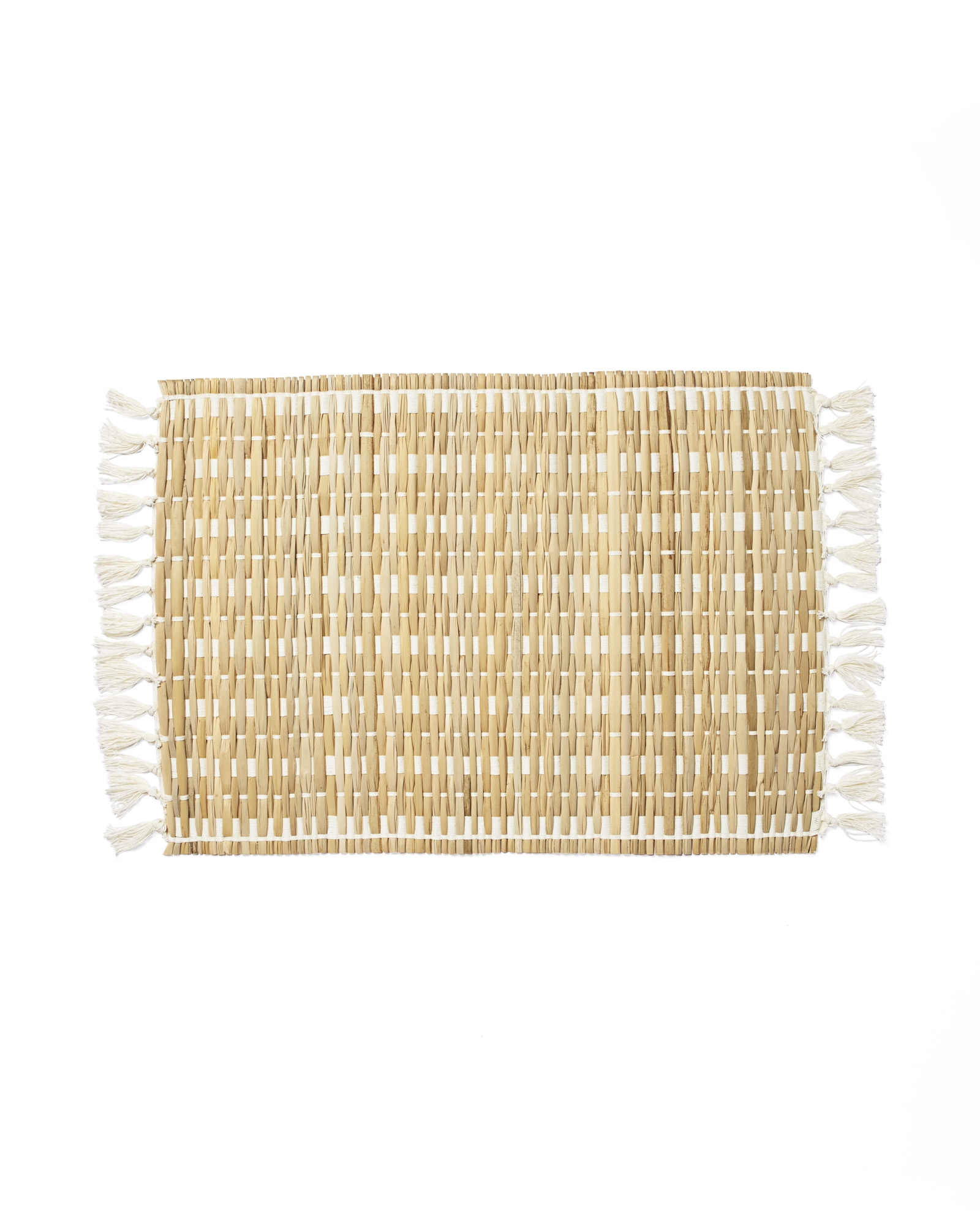 Cabo Woven Placemats (Set of 4) - White - Image 0