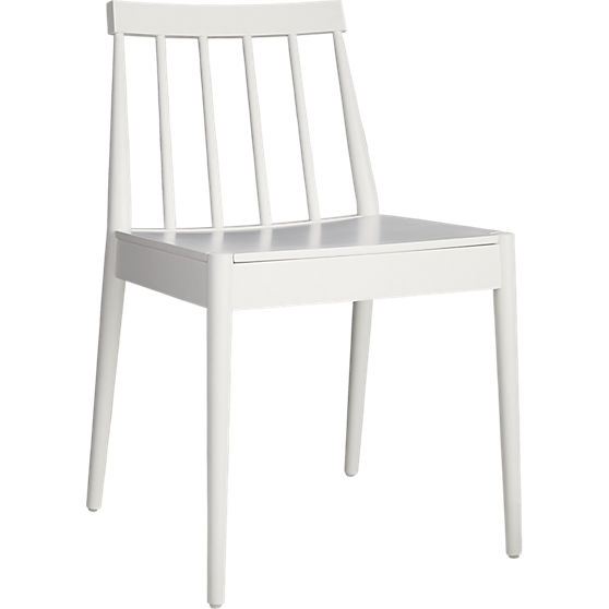 Hemstad white chair - Image 0