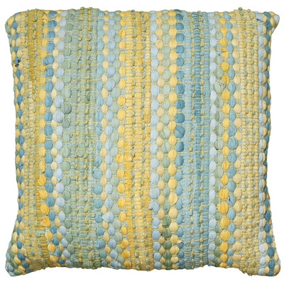 Braided Altair Decorative Cotton Throw Pillow - insert included - Image 0