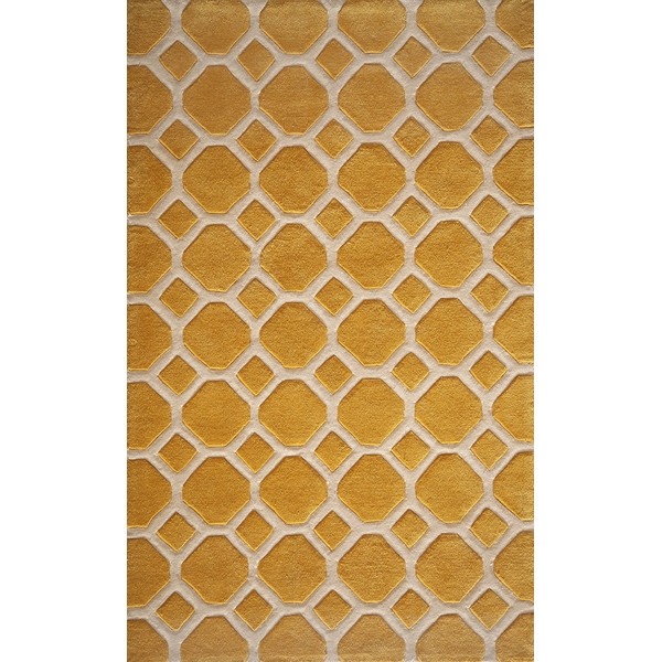 Bliss Gold Tufted Area Rug - Image 0