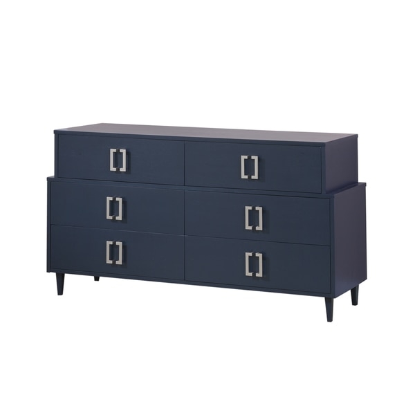 Navy Empire 6-drawer Dresser - Image 0