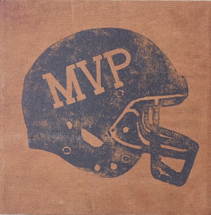 Vintage Sports Canvas - Football MVP - Image 0