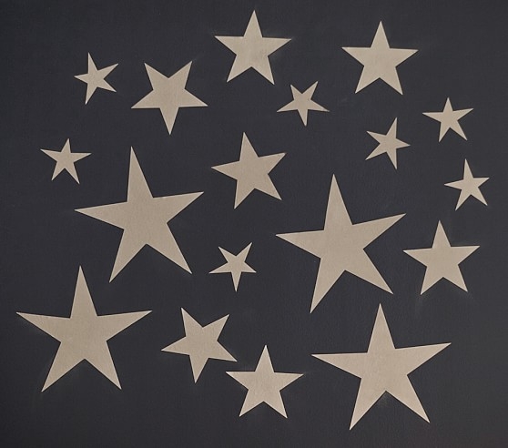 Champagne Star Decals - Image 0