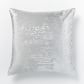 Faded Metallic Texture Pillow Cover- 18â€sq.-Silver- Insert Sold Separately - Image 0