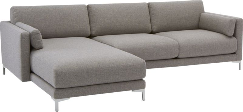 District 2-piece sectional sofa - Vibe Smokey - Image 0