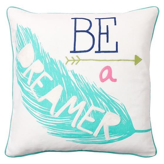 Coastal Inspiration Pillow Cover - Dreamer - 18" square - Insert sold separately - Image 0
