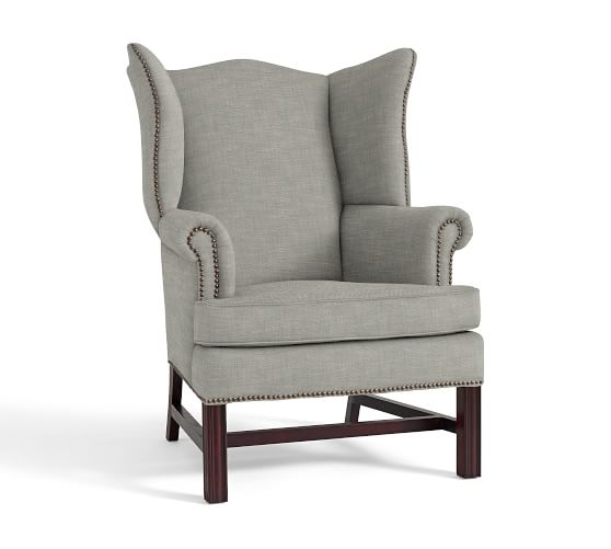 THATCHER UPHOLSTERED WINGBACK CHAIR - Image 0