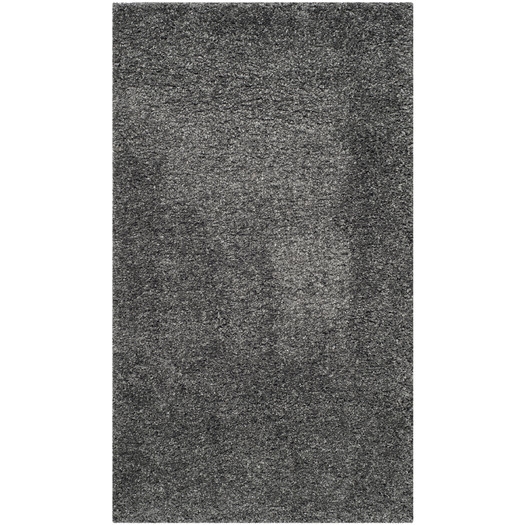 Shag Dark Grey Area Rug -6'7"X9'6" - Image 0