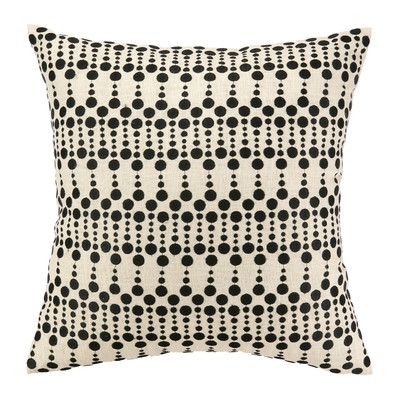 Iza Pearl Dottie Delight Embroidered Throw Pillow - Image 0
