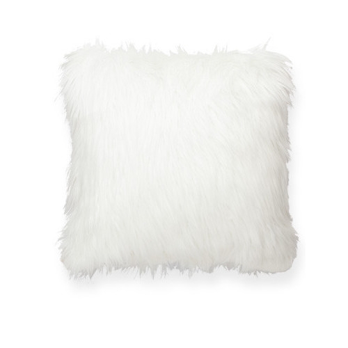 Luxury Faux Fur 18"Sq Throw Pillow-Polyester Fiber Fill - Image 0