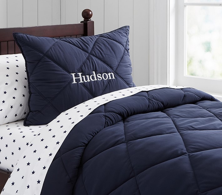 Cozy Quilt, Twin, Navy - Image 0
