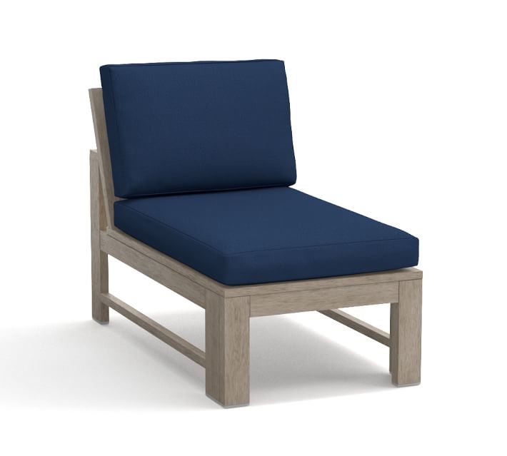 Indio Occasional Chair Cushion-Sunbrella Solid -Cobalt - Image 0