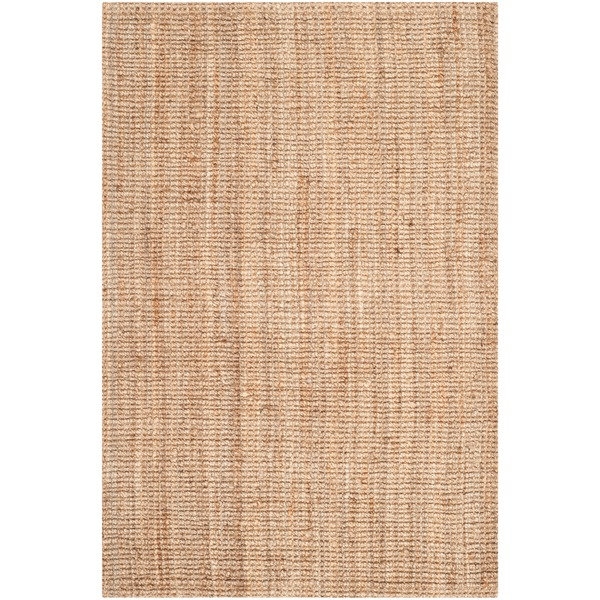 Hand-Woven Natural Fiber Natural Accents Thick Jute Rug - Image 0