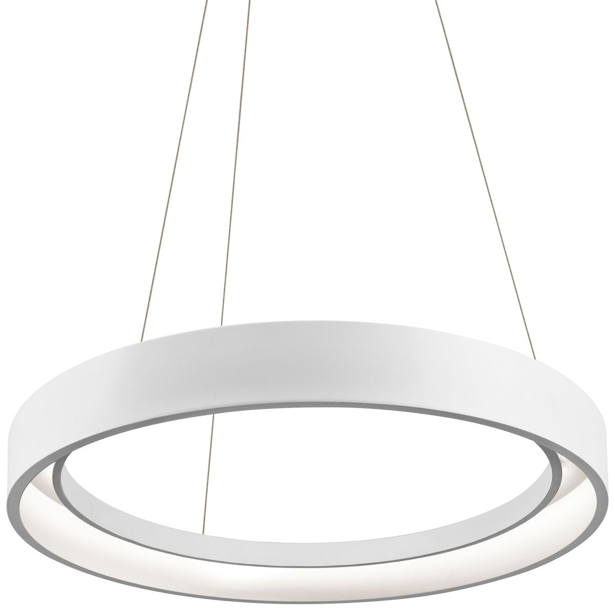 Elan Fornello 23 1/2" Wide Dimmable LED White Pendant Light - Image 0