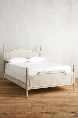 Washed Wood Bed - Image 0