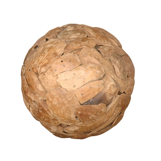 Natura Wooden Ball Decor - Image 0