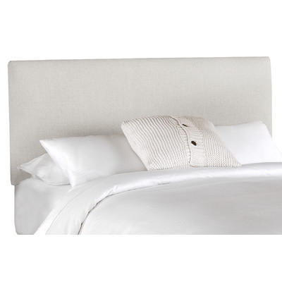 Upholstered Linen Headboard-Talc-King - Image 0