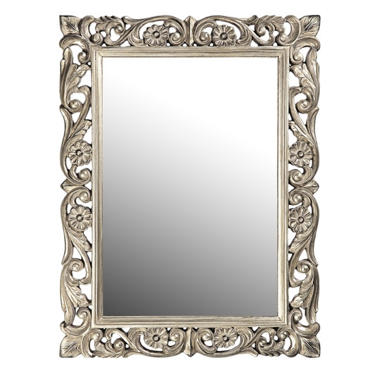 Chateau Mirror - Antique French Pewter - Image 0