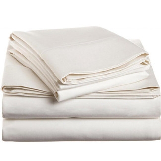 Simple Luxury 1500 Thread Count Egyptian Cotton Solid Sheet Set - Image 0