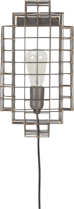 Cage wall sconce - Image 0