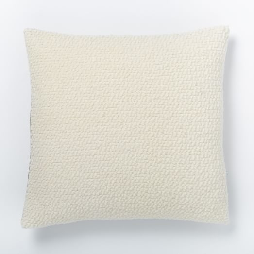 Cozy Boucle Pillow Cover - Ivory - 18x18 - Insert Sold Separately - Image 0