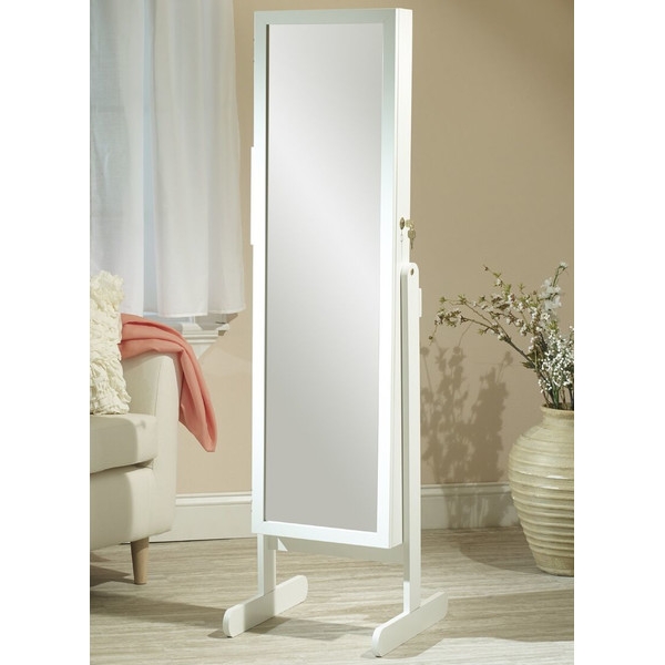 Free Standing Jewelry Armoire with Mirror - Image 0
