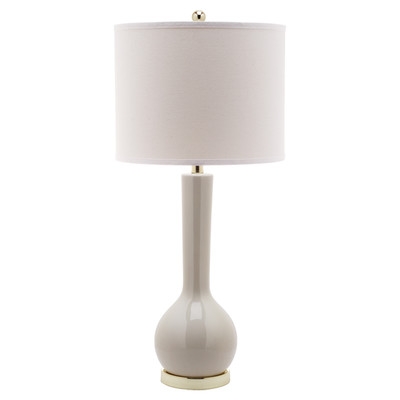 Morgan 30.5" H Table Lamp with Drum Shade - Light Grey - Image 0